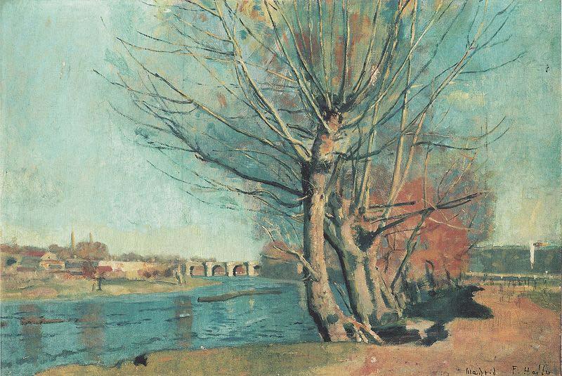 Ferdinand Hodler Am Ufer des Manzanares oil painting picture